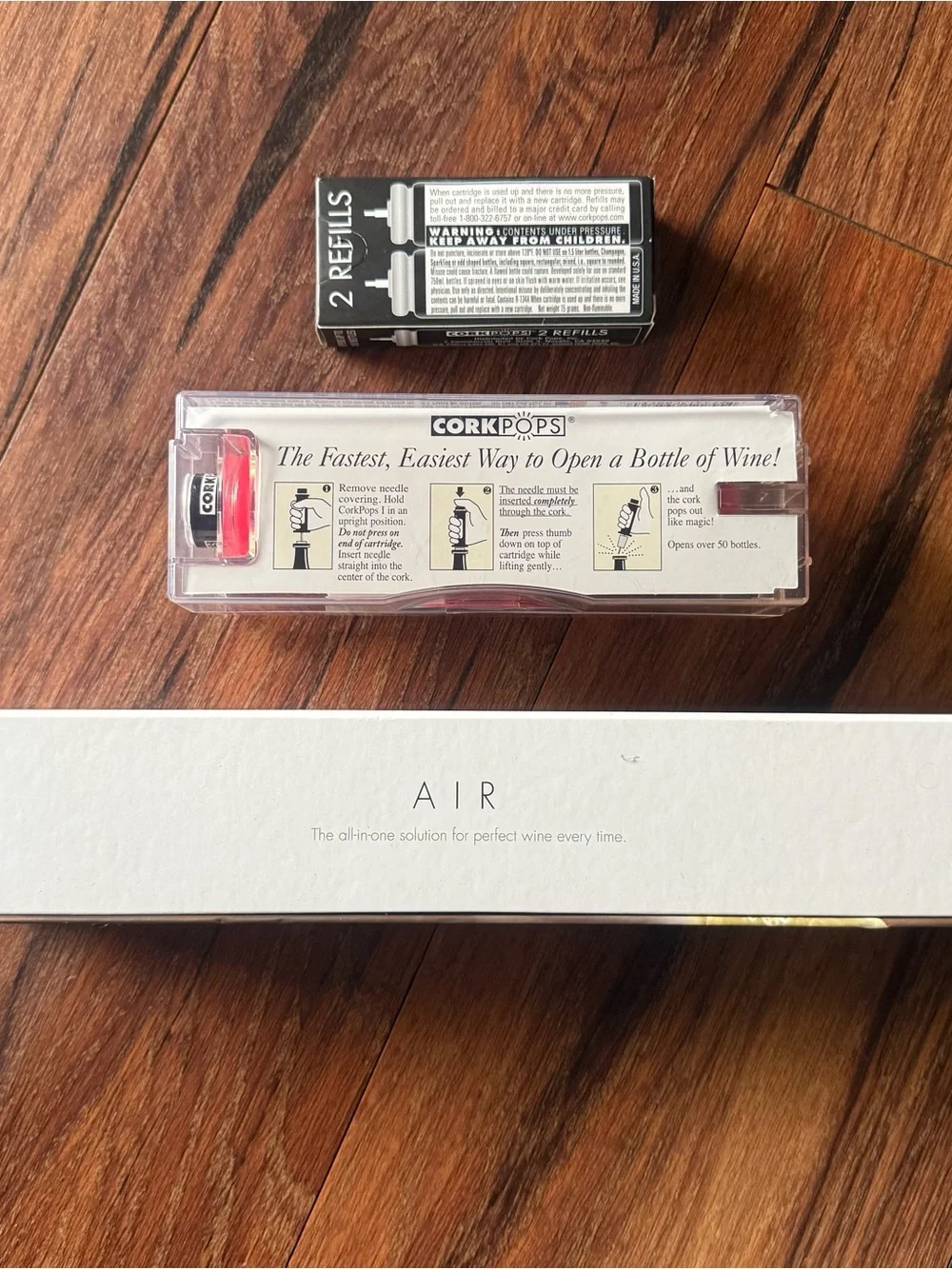 Corkcicle Air & Corkpops wine set